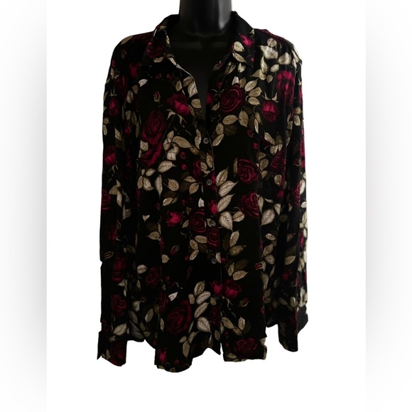 Rock & Republic Tops - NWT | Rock & Republic | Women’s Floral Button Down Long Sleeve